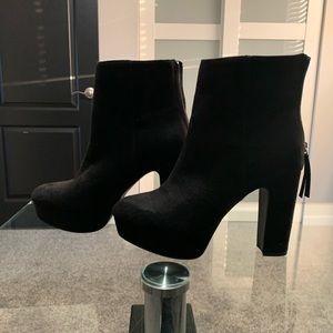 Block High Heeled Booties